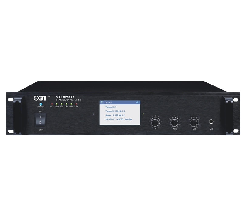 IP數字網絡定壓功放 OBT-NP6550