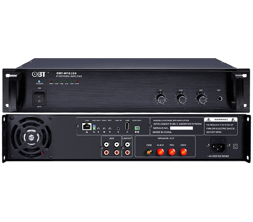 IPSIP網(wǎng)絡(luò)功放 OBT-NP6250