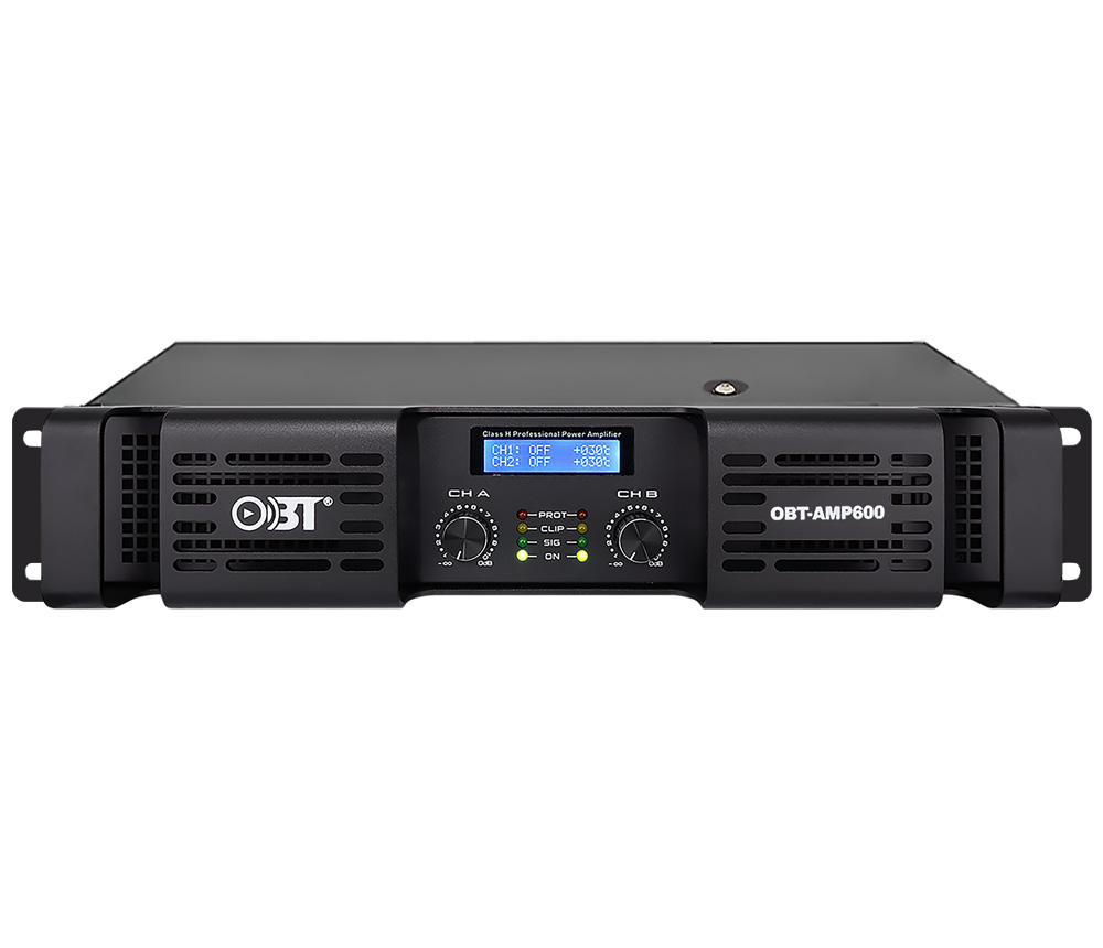 F系列H類雙通道模擬功放 OBT-AMP600